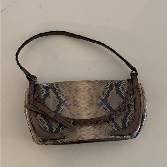 Donald Pliner Taupe Snakeskin Print - Picture 1 of 4